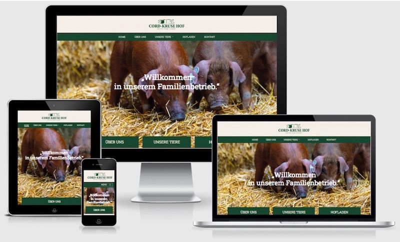 Website von Familie Cord-Kruse