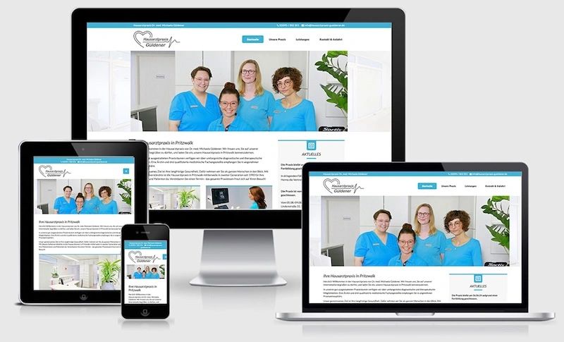 Website von Hausarztpraxis Güldener