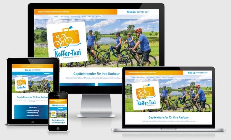 Website von Krankentransport- und Taxiunternehmen Kurt Harbart