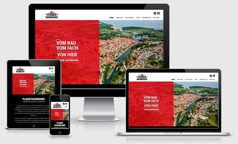 Website von Plauer Dachdecker GmbH