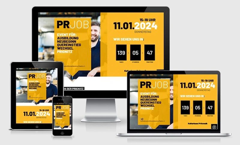 Website von Wirtschaftsjunioren Prignitz e.V.