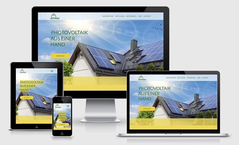 Website von Sellwood GmbH