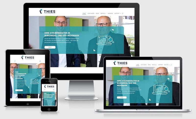 Website von Thies Steuerberater GbR