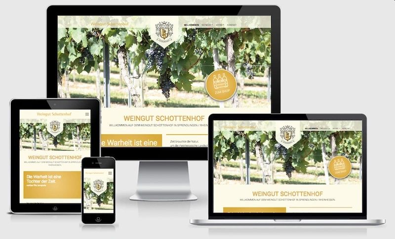 Website von Weingut Schottenhof