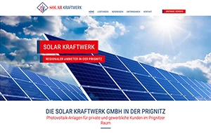 gerade fertig: Solar Kraftwerk